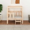 Lit pour chien 65,5x50,5x70 cm Bois de pin solide 538141538141