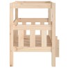Lit pour chien 65,5x50,5x70 cm Bois de pin solide 538141538141