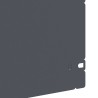 Bordures de pelouse 10 pcs Anthracite 103 x 0,05 x 22 cm Acier 538142538142