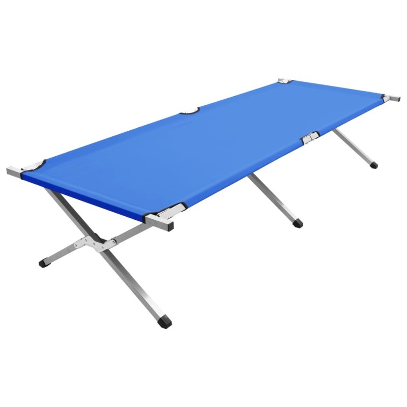 Lit de camping 210x80x48 cm XXL Bleu 538146538146