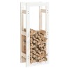 Support pour bois de chauffage Blanc 41x25x100 cm Bois de pin 538148538148