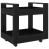 Trolley de Bureau Chêne noir 60 x 45 x 60 cm Bois d'ingénierie 538153538153