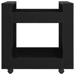 Trolley de Bureau Chêne noir 60 x 45 x 60 cm Bois d'ingénierie 538153538153