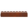 Bordures de pelouse 10 pcs Rouillé 103 x 0,05 x 22 cm 538169538169