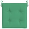 Coussins de chaise jardin lot de 4 vert 40x40x4 cm tissu oxford 538171538171