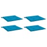 Coussins de chaise jardin lot de 4 bleu 40x40x4 cm tissu oxford 538172538172