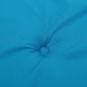 Coussins de chaise jardin lot de 4 bleu 40x40x4 cm tissu oxford 538172538172
