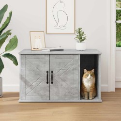 Maison pour chat Béton 85 x 55 x 50 cm Bois d'ingénierie 538177538177