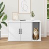 Maison pour chat Blanc 85 x 55 x 50 cm Bois d'ingénierie 538178538178