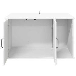 Maison pour chat Blanc 85 x 55 x 50 cm Bois d'ingénierie 538178538178