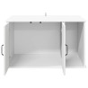Maison pour chat Blanc 85 x 55 x 50 cm Bois d'ingénierie 538178538178
