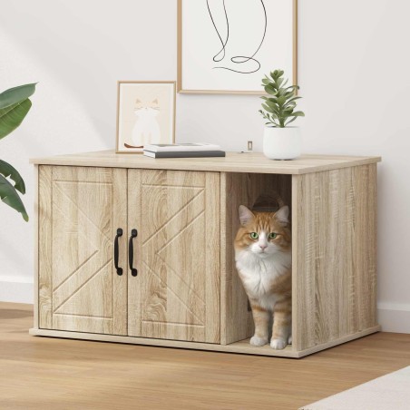 Maison pour chat Sonoma 85 x 55 x 50 cm Bois d'ingénierie 538180538180
