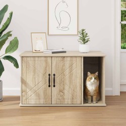 Maison pour chat Sonoma 85 x 55 x 50 cm Bois d'ingénierie 538180538180