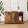 Maison pour chat Bois ancien 85 x 55 x 50 cm Bois d'ingénierie 538181538181