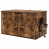 Maison pour chat Chêne fumé 85 x 55 x 50,5 cm Bois d'ingénierie 538184538184
