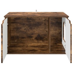 Maison pour chat Chêne fumé 85 x 55 x 50,5 cm Bois d'ingénierie 538184538184