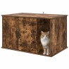 Maison pour chat Chêne fumé 85 x 55 x 50 cm Bois d'ingénierie 538185538185