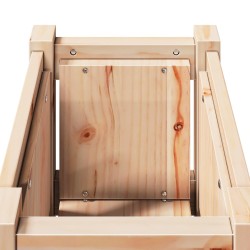 Cache-pot de jardin Nature 31 x 31 x 70 cm Bois de pin massif 538188538188