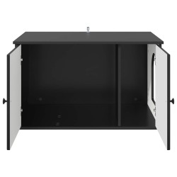 Maison pour chat Noir 85 x 55 x 50,5 cm Bois d'ingénierie 538189538189