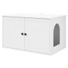 Maison pour chat Blanc 85 x 55 x 50,5 cm Bois d'ingénierie 538190538190