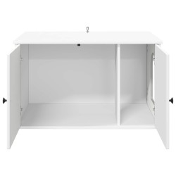 Maison pour chat Blanc 85 x 55 x 50,5 cm Bois d'ingénierie 538190538190