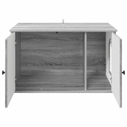 Maison pour chat Gris Sonoma 85 x 55 x 50 cm Bois d'ingénierie 538193538193