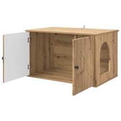 Maison pour chat Chêne artisan 85 x 55 x 50 cm 538194538194