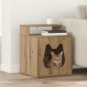 Maison pour chat Chêne artisan 42,5 x 40 x 53,5 cm 538195538195