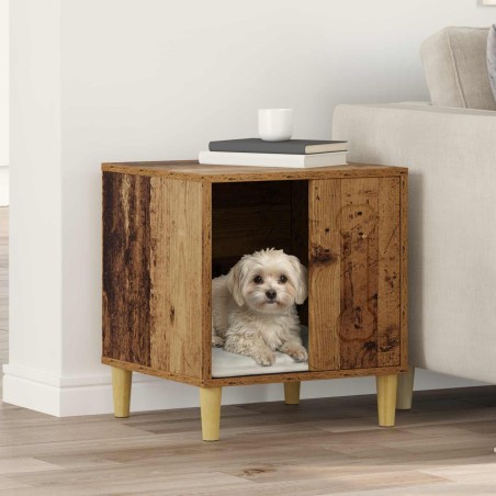 Maison pour Chiens Bois ancien 44 x 42 x 49 cm 538198538198