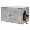 Maison pour chat Béton 85 x 55 x 50 cm Bois d'ingénierie 538199538199