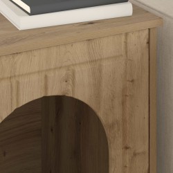 Maison pour chat Chêne artisan 53 x 52 x 62 cm 538202538202