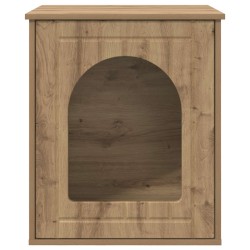 Maison pour chat Chêne artisan 53 x 52 x 62 cm 538202538202