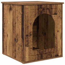 Maison pour chat Bois ancien 53 x 52 x 62 cm Bois d'ingénierie 538203538203