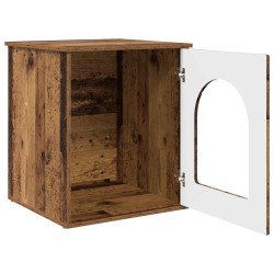 Maison pour chat Bois ancien 53 x 52 x 62 cm Bois d'ingénierie 538203538203