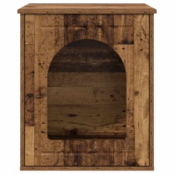 Maison pour chat Bois ancien 53 x 52 x 62 cm Bois d'ingénierie 538203538203