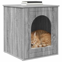 Maison pour chat Gris Sonoma 53 x 52 x 62 cm Bois d'ingénierie 538204538204