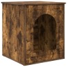 Maison pour chat Chêne fumé 53 x 52 x 62 cm Bois d'ingénierie 538205538205