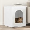 Maison pour chat Blanc Brillant 53 x 52 x 62 cm 538206538206