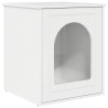 Maison pour chat Blanc Brillant 53 x 52 x 62 cm 538206538206