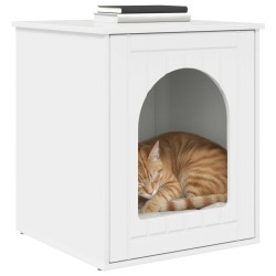 Maison pour chat Blanc Brillant 53 x 52 x 62 cm 538206538206