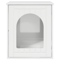 Maison pour chat Blanc Brillant 53 x 52 x 62 cm 538206538206