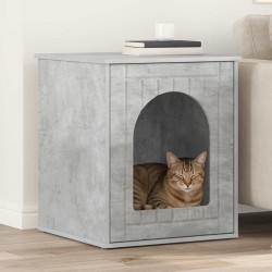 Maison pour chat Béton 53 x 52 x 62 cm Bois d'ingénierie 538207538207