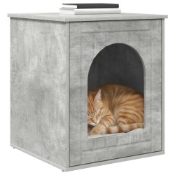 Maison pour chat Béton 53 x 52 x 62 cm Bois d'ingénierie 538207538207