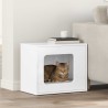 Maison pour chat Blanc Brillant 51 x 30 x 42,5 cm 538208538208