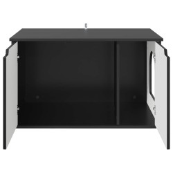 Maison pour chat Noir 85 x 55 x 50,5 cm Bois d'ingénierie 538209538209