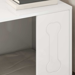 Maison pour Chiens Blanc Brillant 44 x 42 x 49 cm 538212538212