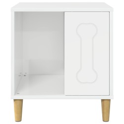 Maison pour Chiens Blanc Brillant 44 x 42 x 49 cm 538212538212