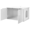 Maison pour chat Blanc Brillant 85 x 55 x 50,5 cm 538213538213