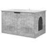 Maison pour chat Béton 85 x 55 x 50,5 cm Bois d'ingénierie 538216538216