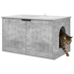 Maison pour chat Béton 85 x 55 x 50,5 cm Bois d'ingénierie 538216538216